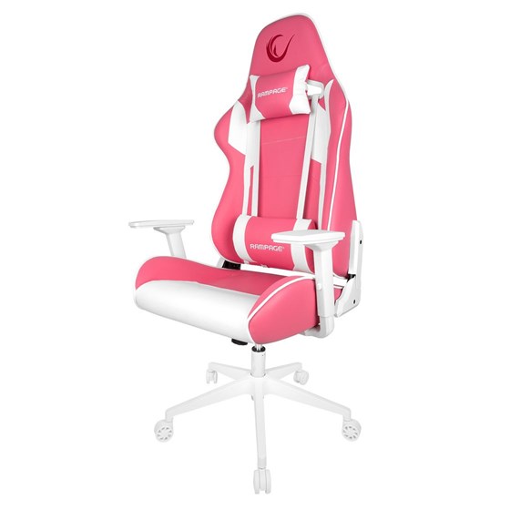 Gaming stolica RAMPAGE KL-R80, rozo - bijela
